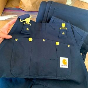 Men’s Carhartt bib overalls, insulated. 36x32. NWOT